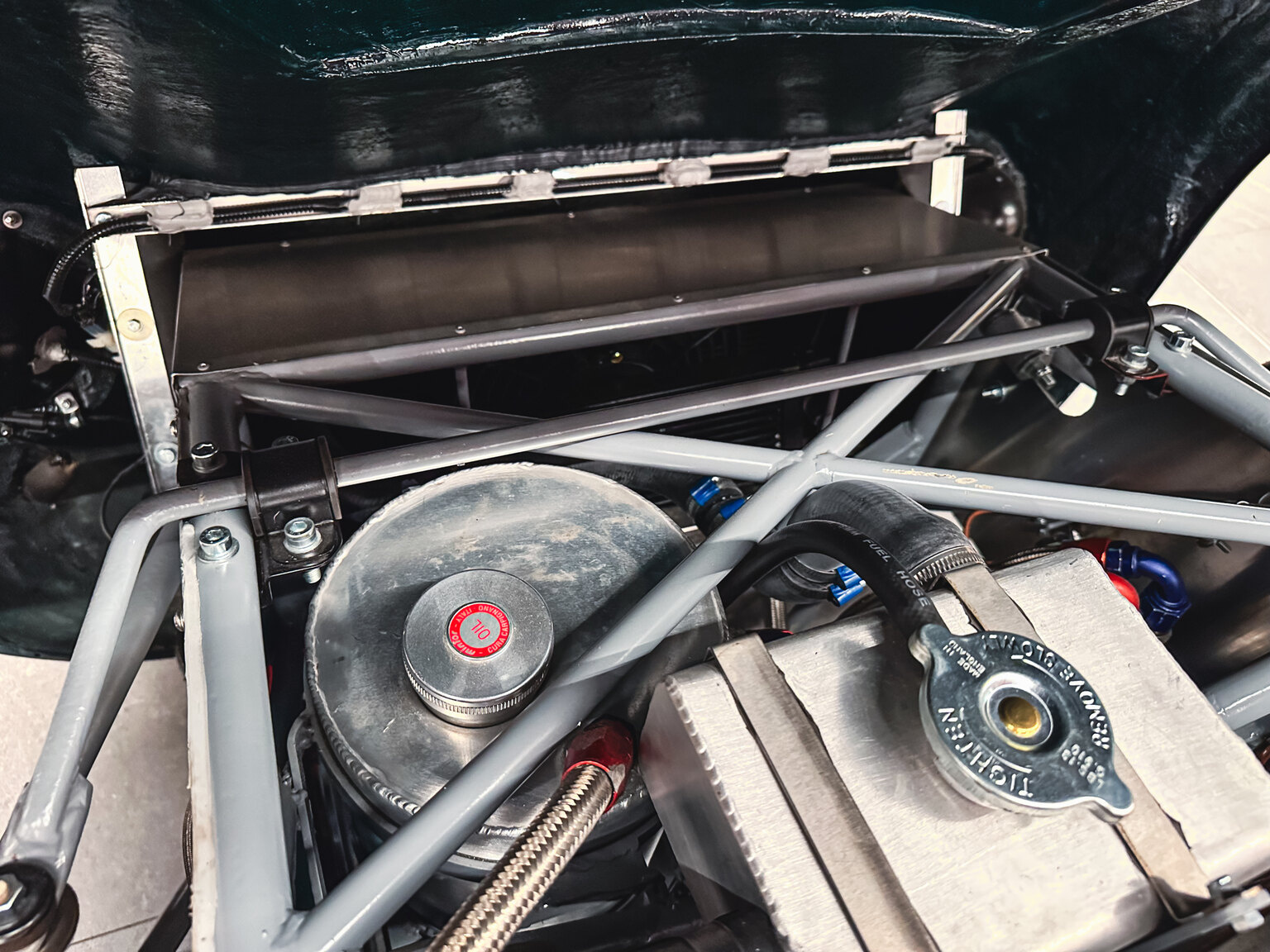 Image of 1965 Ginetta G Racer mechanics