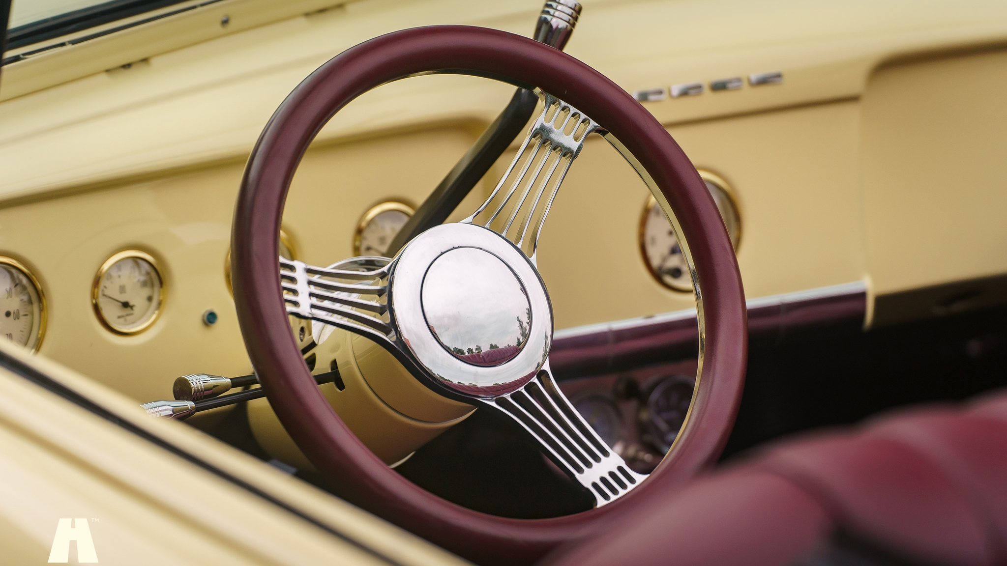 Interiörbild 1950 Dodge Wayfarer Convertible Custom