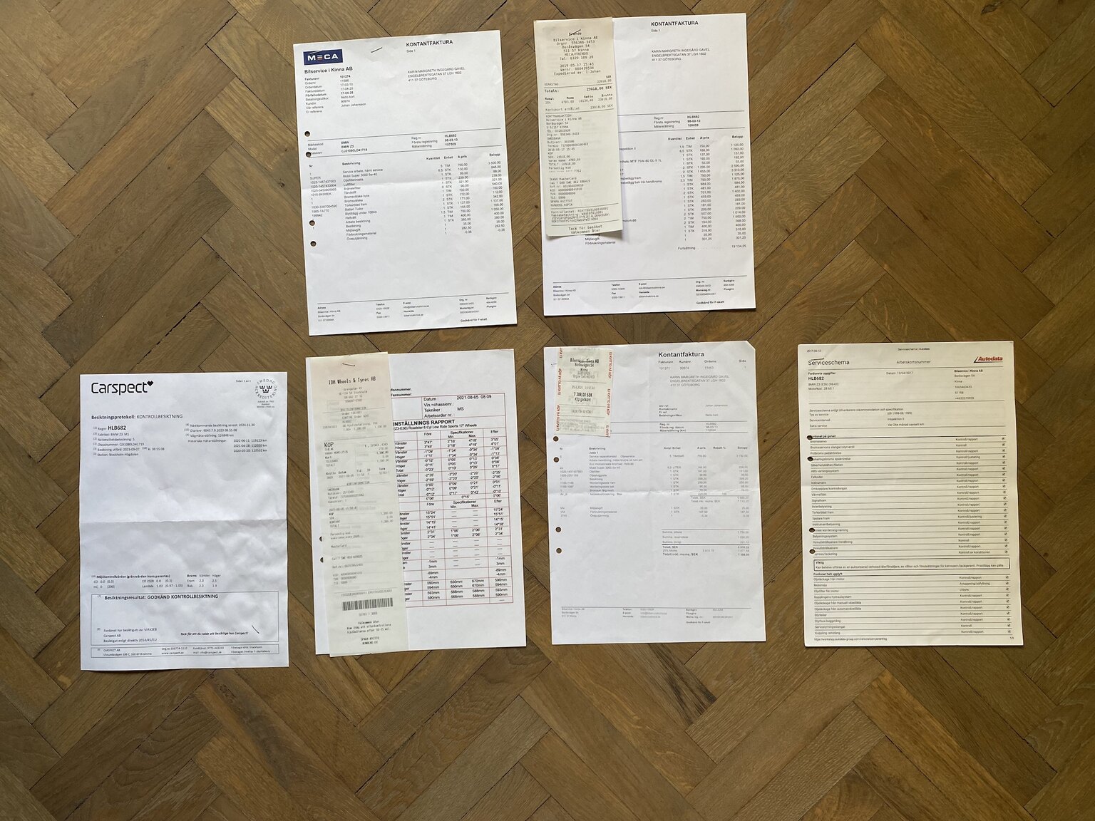 Dokumentation för 1997 BMW Z3 2.8 Roadster