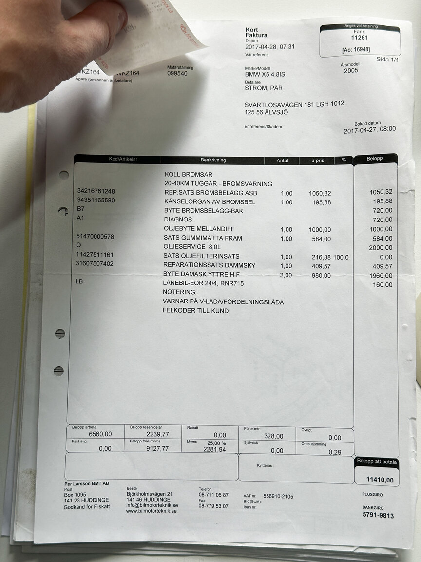 Documentation for 2005 BMW X5 4.8iS E53 LCI