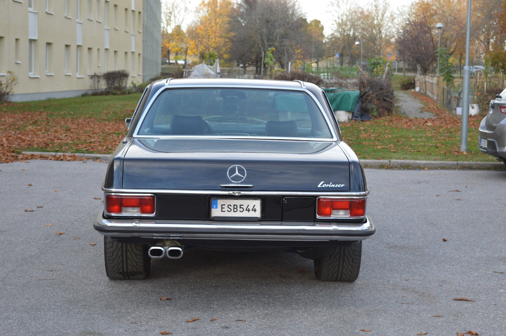 Exteriörbild på 1969 Mercedes-Benz 250 C "Lorinser"