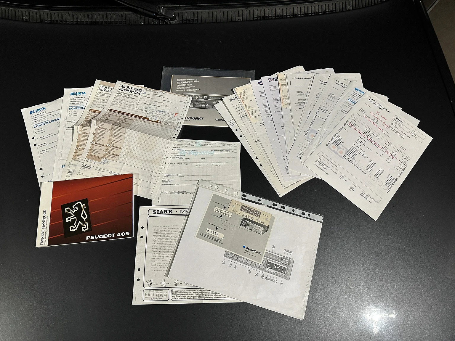 Documentation for 1991 Peugeot 405 Break SRI (2)