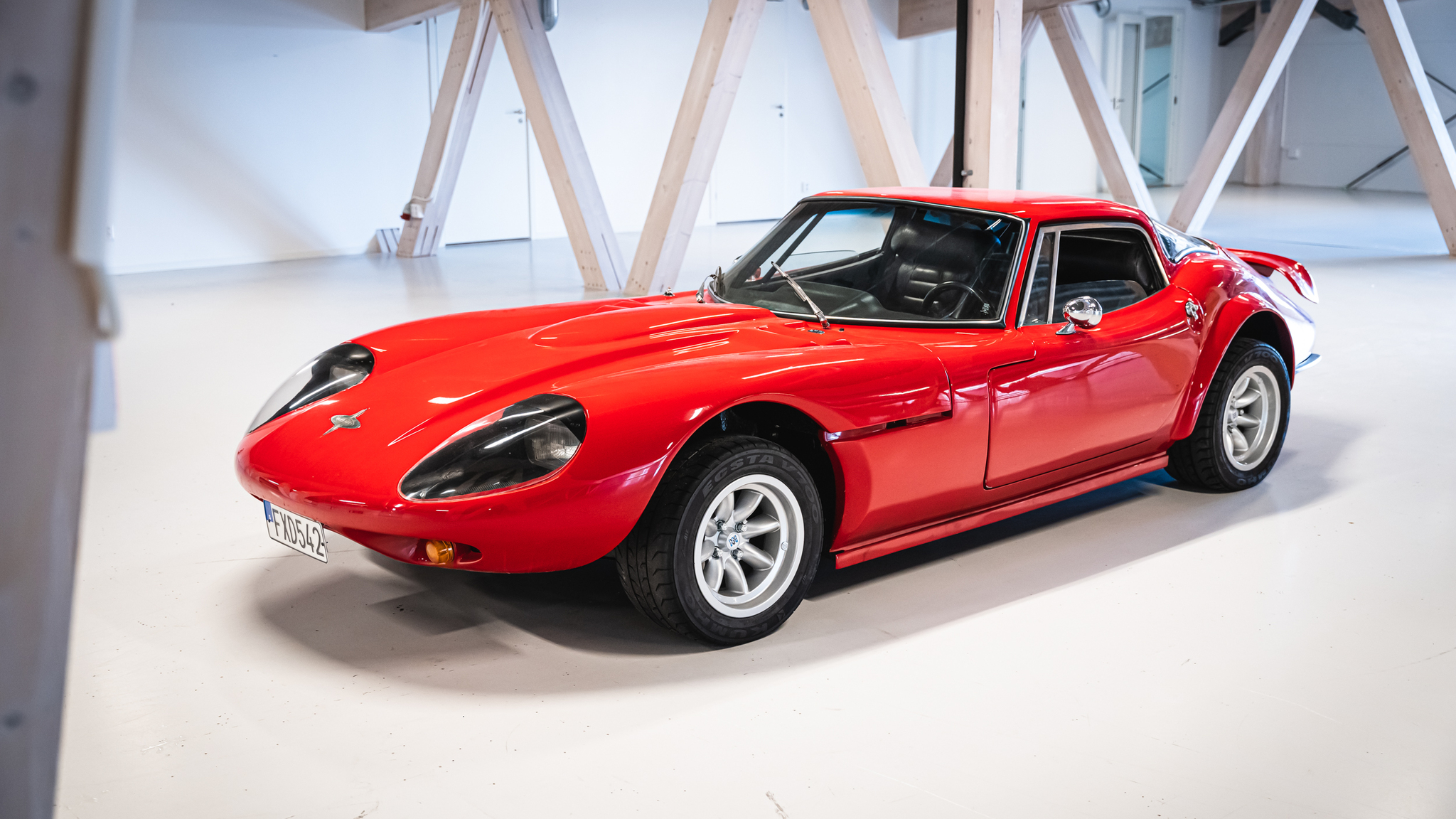 Exteriörbild på 1970 Marcos GT