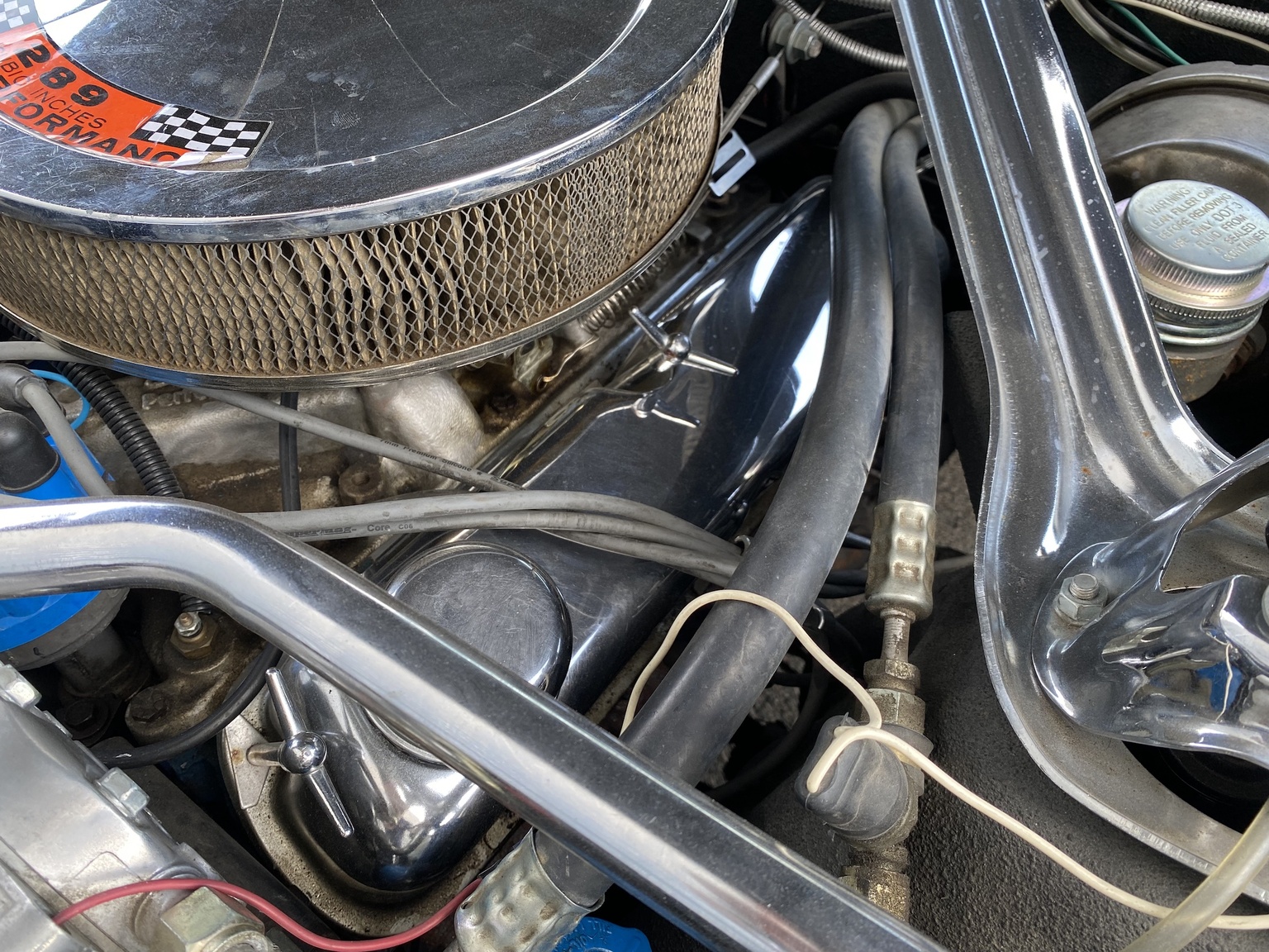 Image of 1966 Ford Mustang 289 Cabriolet (16) mechanics