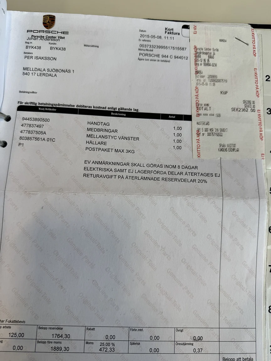 Dokumentation, 1984 Porsche 944 Targa (19)