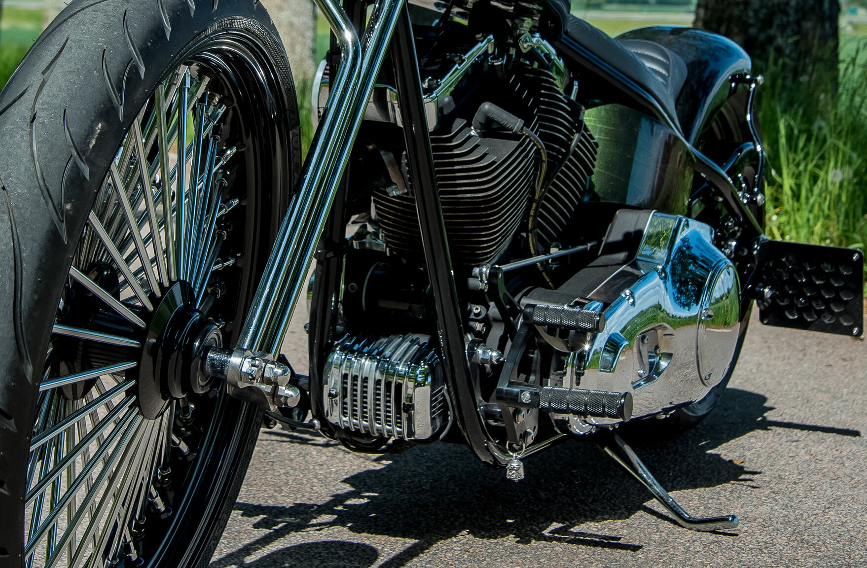 Image of 2024 P91 Customs Fat Bobber mechanics