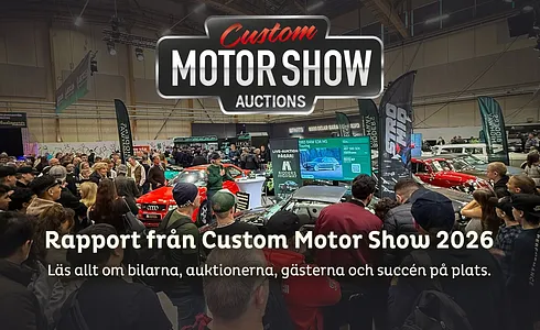 Custom Motor Show 2026 – Folkfest, premiärkänsla och succé för liveauktionerna i Hall A