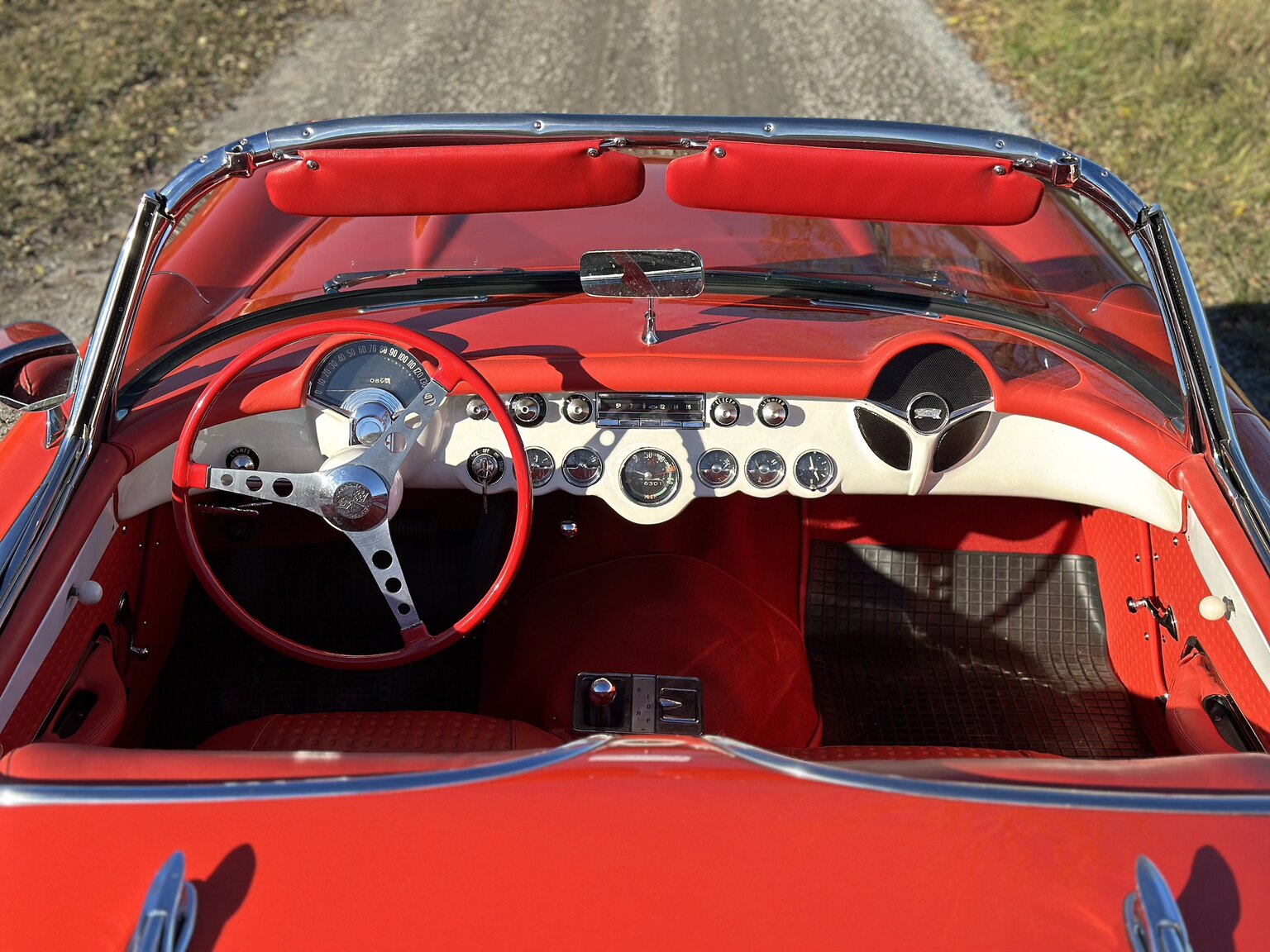 Exteriörbild på 1956 Chevrolet Corvette 