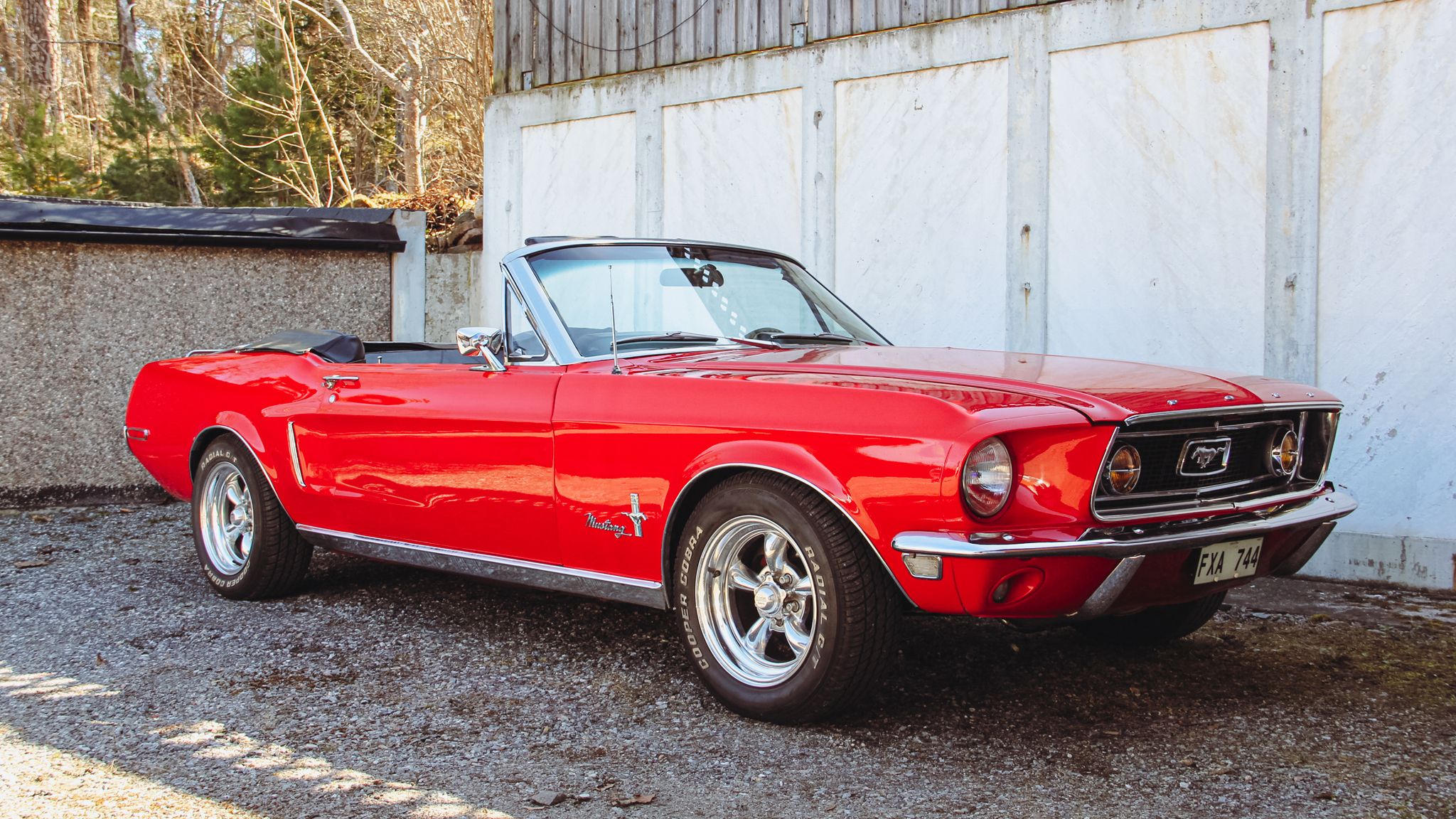 Aussenfoto 1968 Ford Mustang 302ci Cabriolet (50)