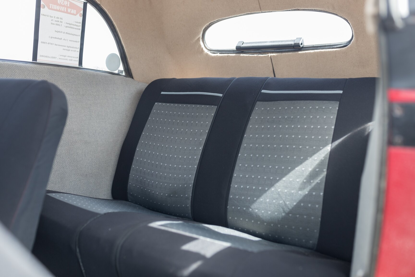 Interior image of 1939 DKW Favorit Sedan