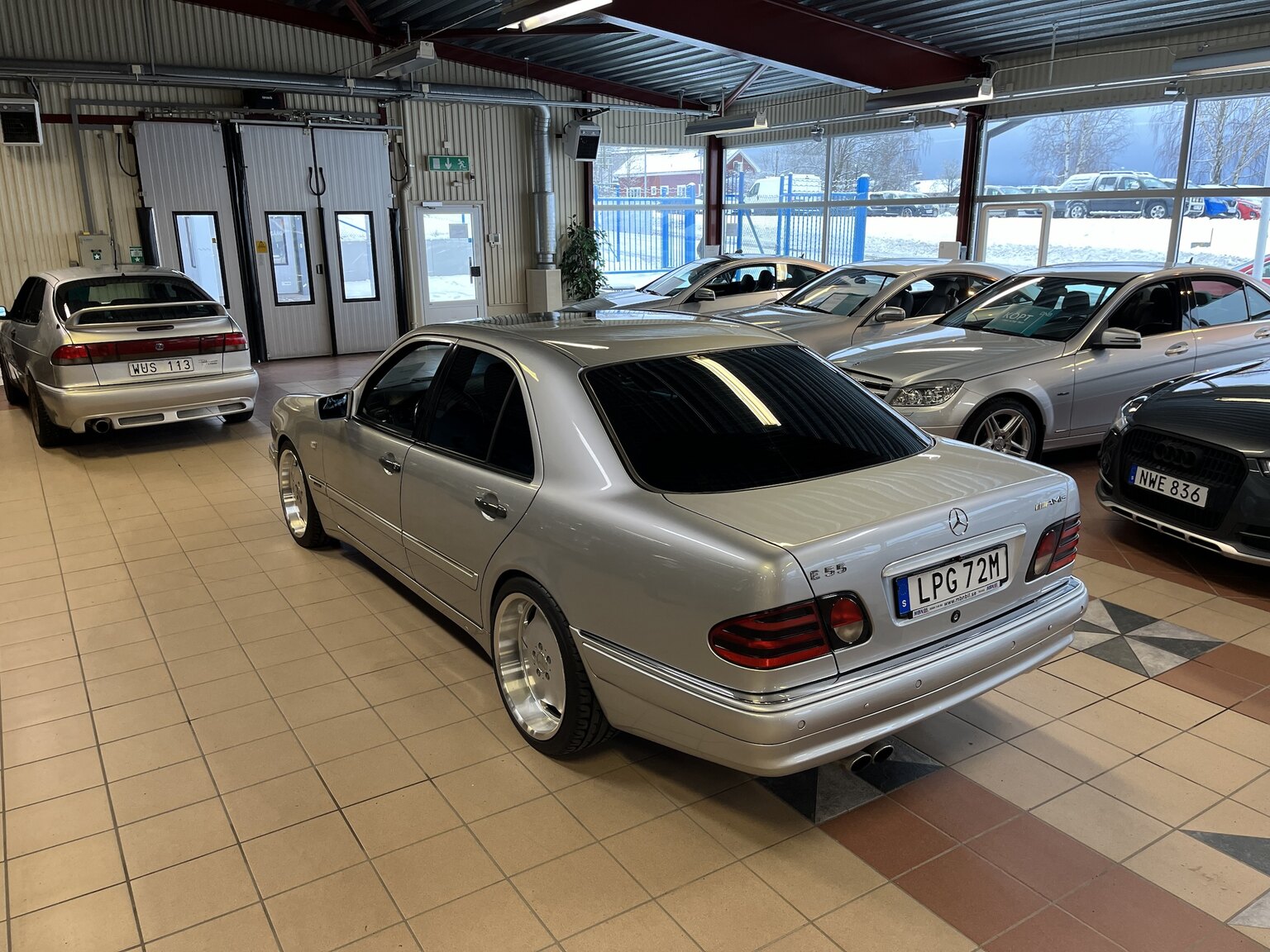 Exterior image of 1998 Mercedes-Benz E55 AMG