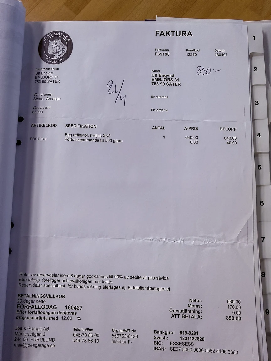 Documentation for 1997 Jaguar XK8 (21)
