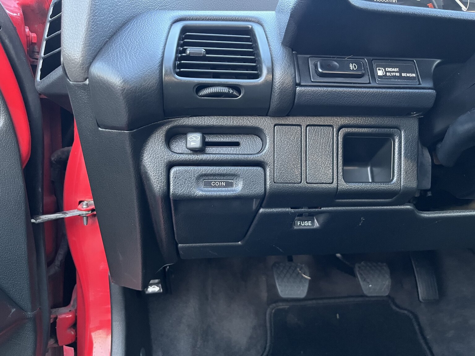 Interiörbild 1989 Honda Civic