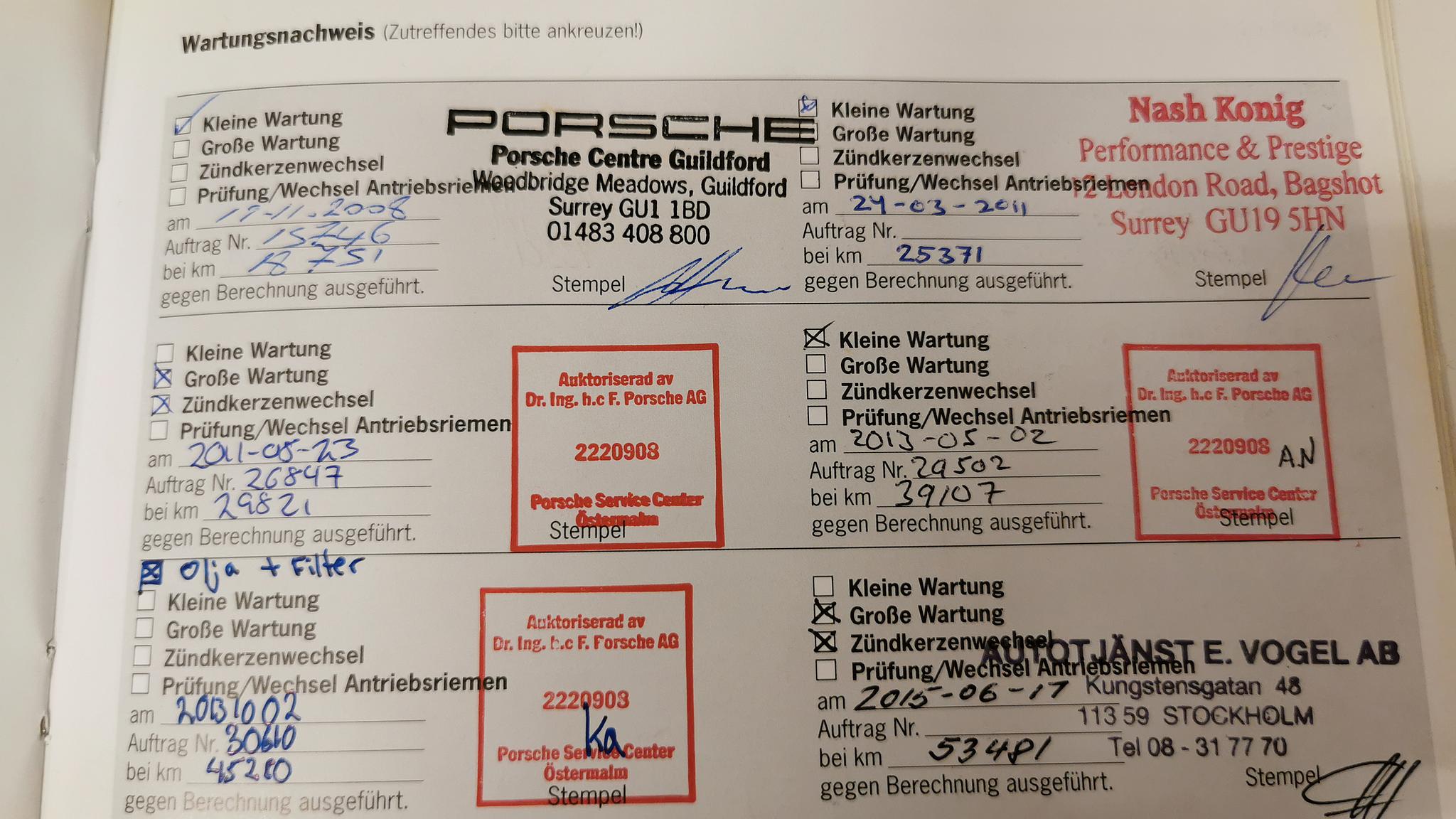 Documentation for 2007 Porsche 997 Turbo