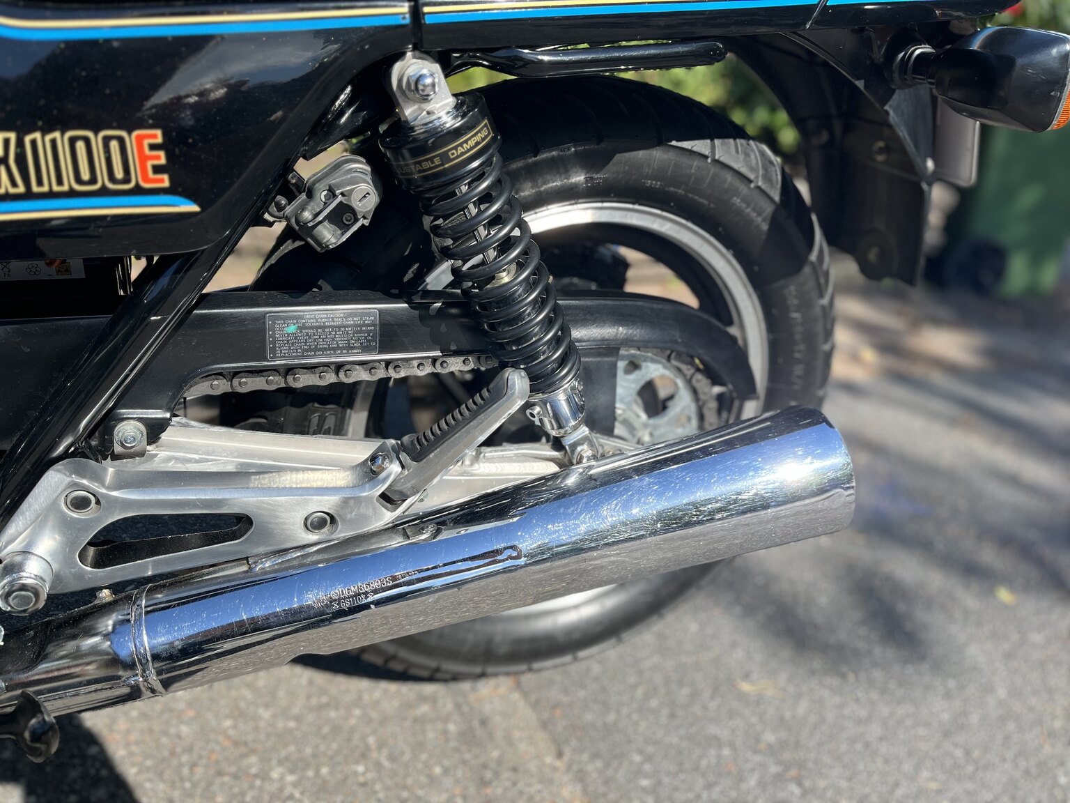 1983 Suzuki GSX 1100 E, Mekanik