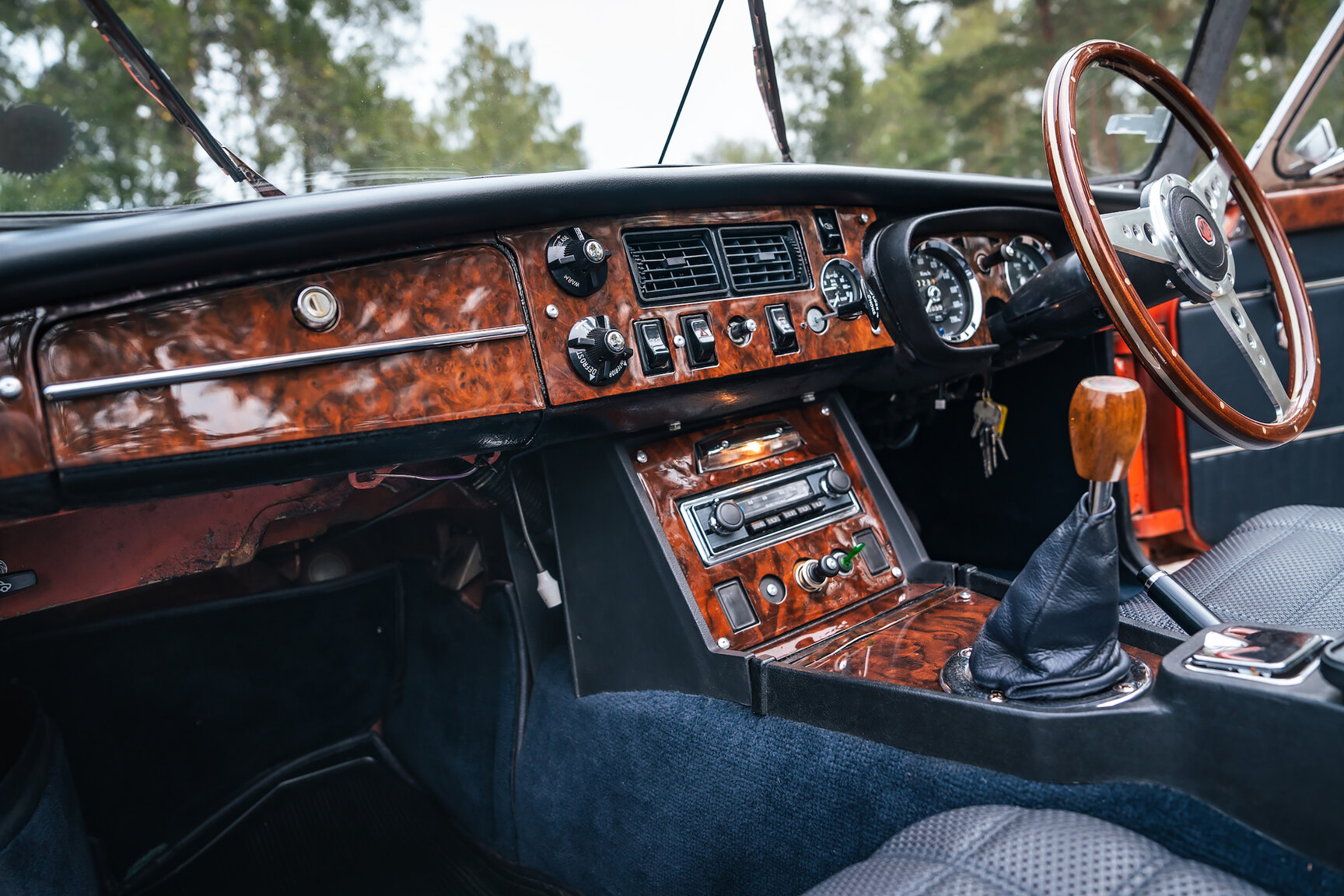 Interiörbild 1973 MG MGB Roadster (29)