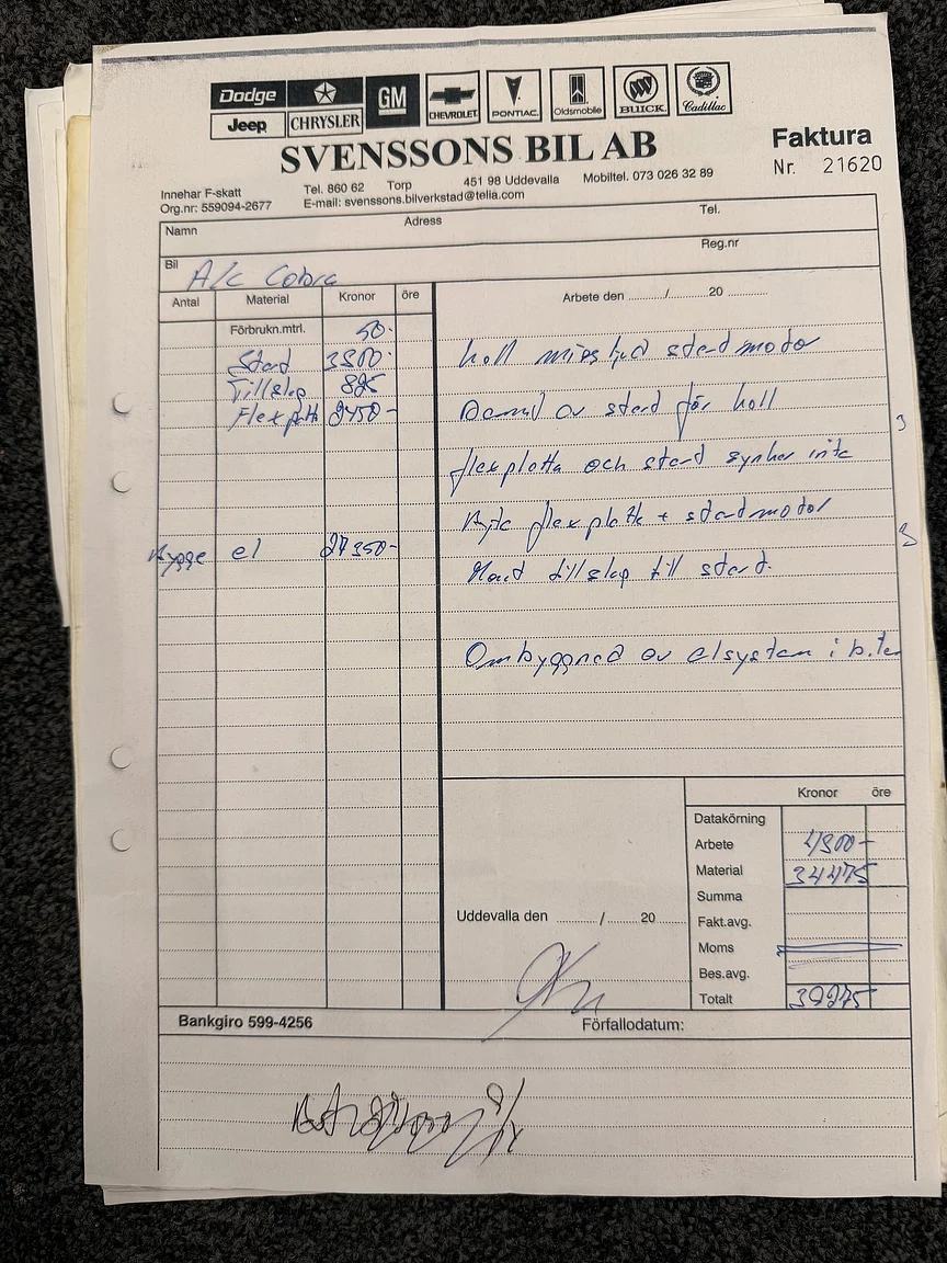 Dokumentation för 2018 Superformance Cobra (18)