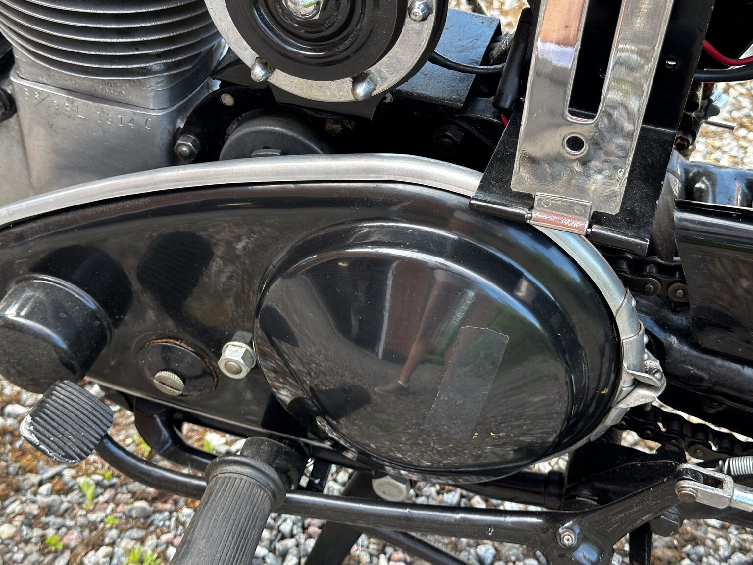 Image of 1952 AJS 16MS 350cc Matchless-replica mechanics