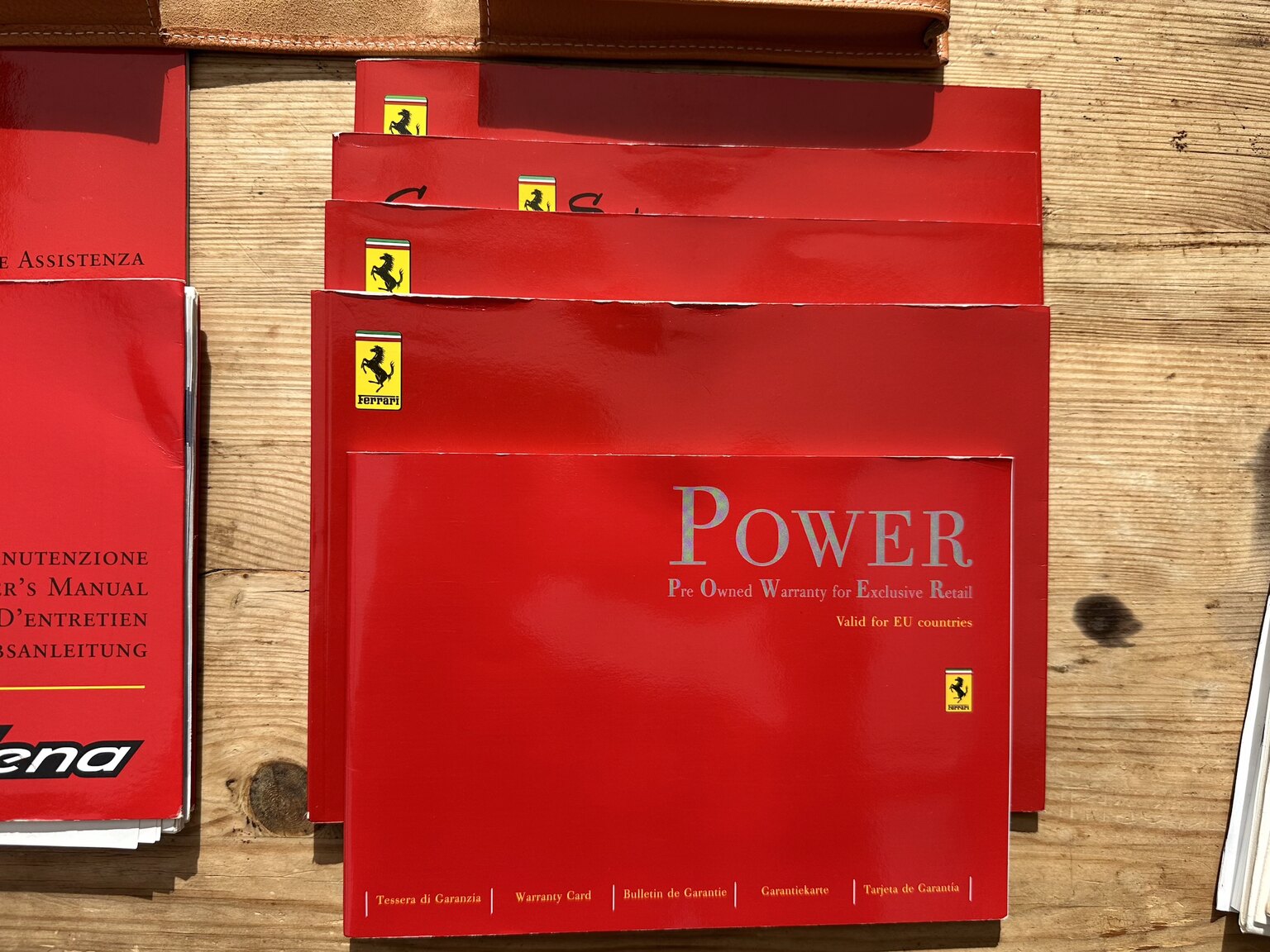 Documentation for 2001 Ferrari 360 Modena V8 Manual (5)