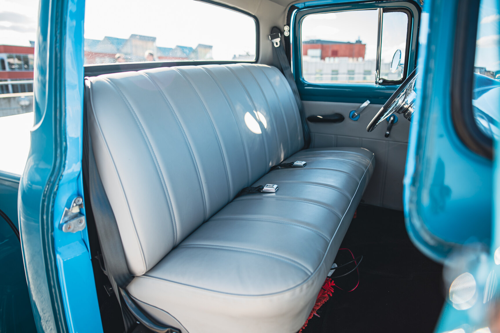 Interiörbild 1956 FORD F100 Electric