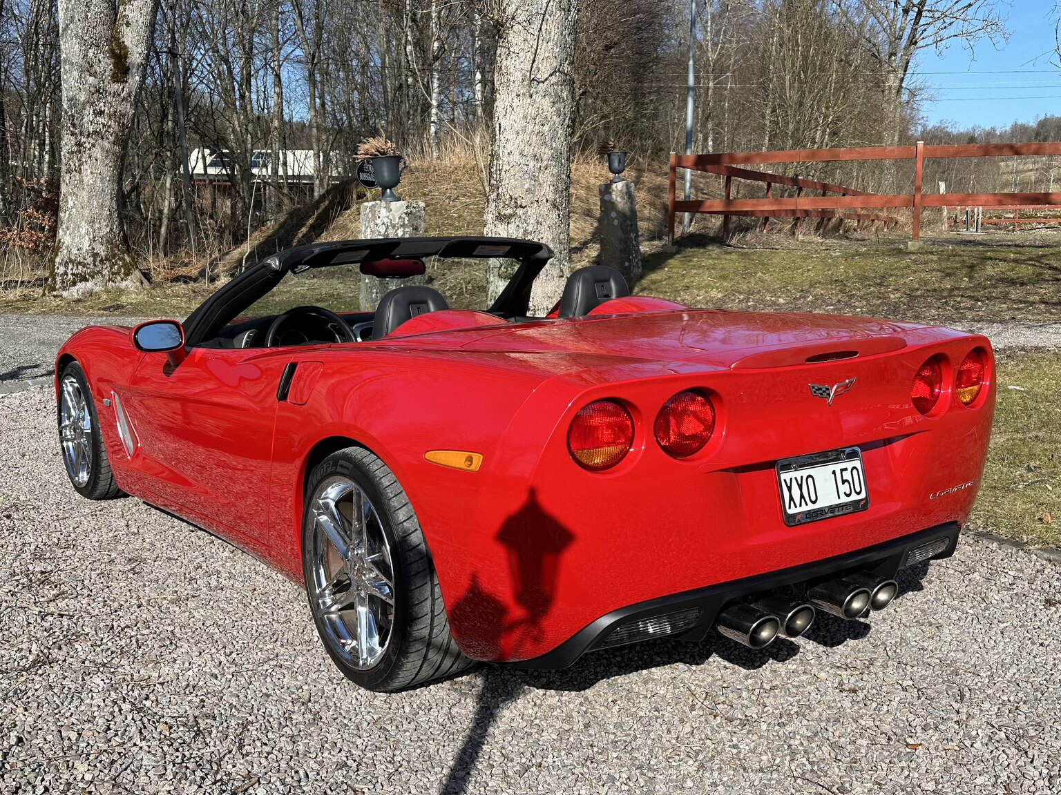 Exteriörbild på 2005 Corvette C6 Z51 Cabriolet