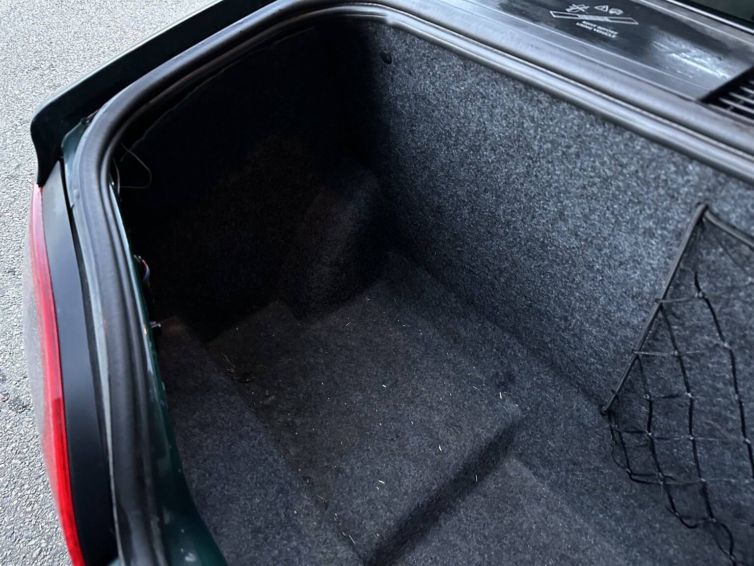 Interiörbild 1996 MG F Roadster