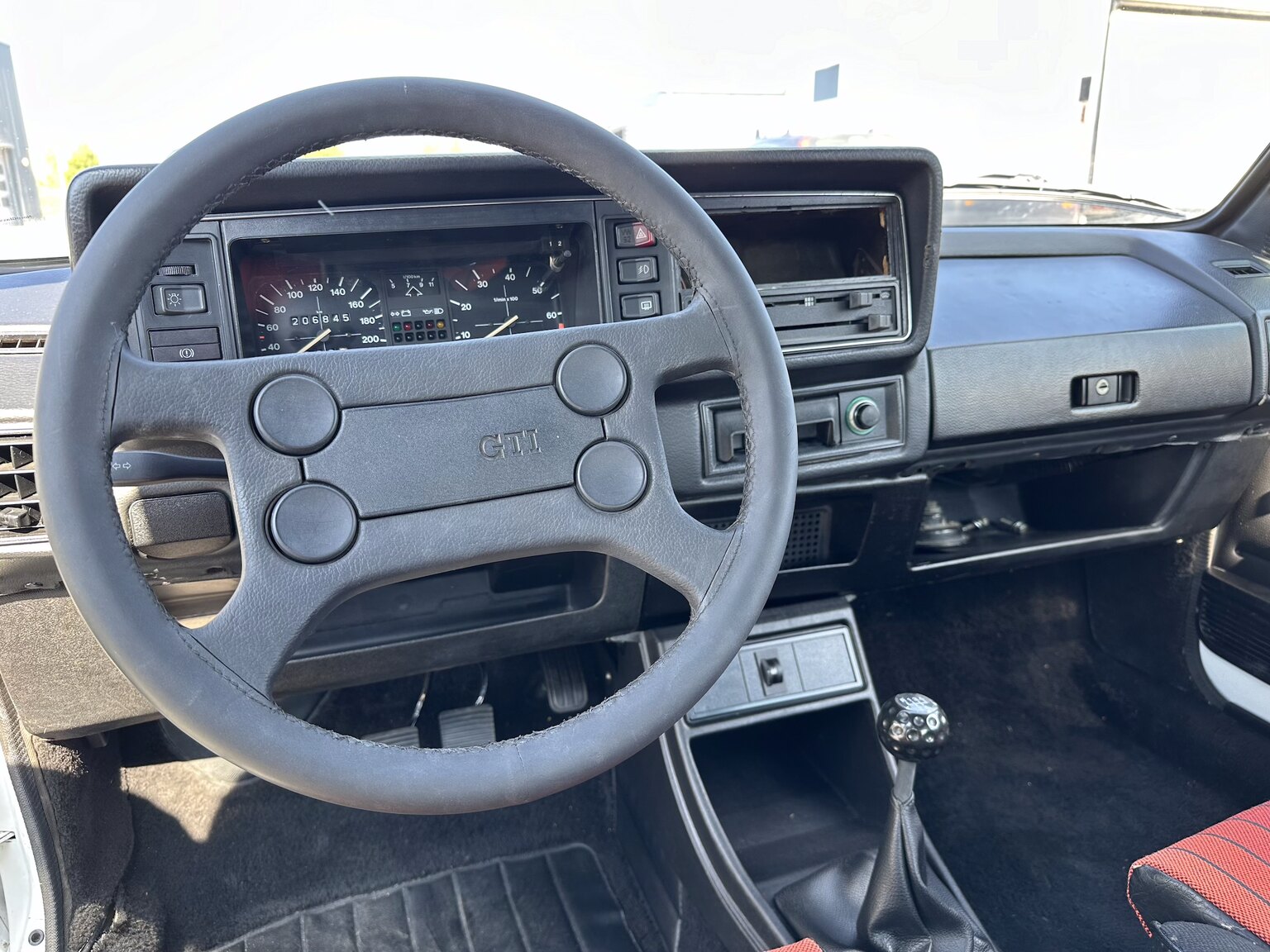 Interior image of 1984 Volkswagen Golf GTI 