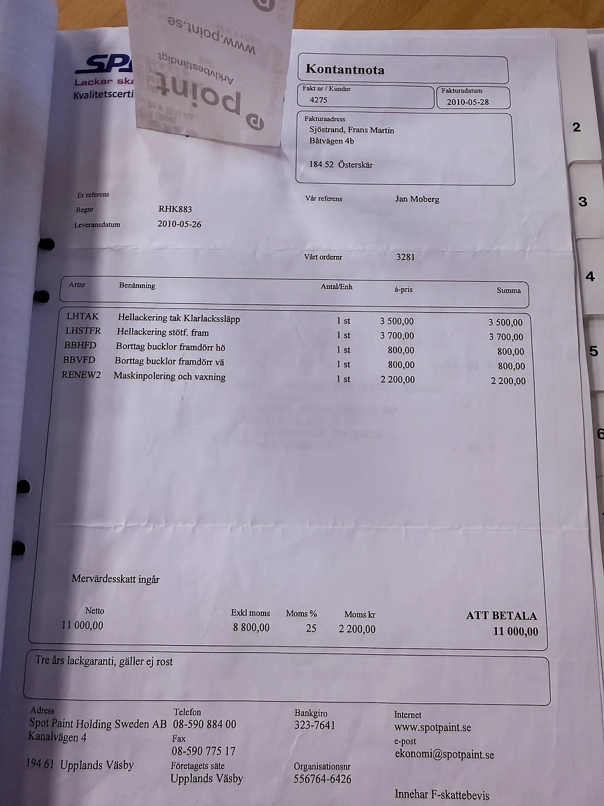 Dokumentation, 1997 Jaguar XK8 (31)