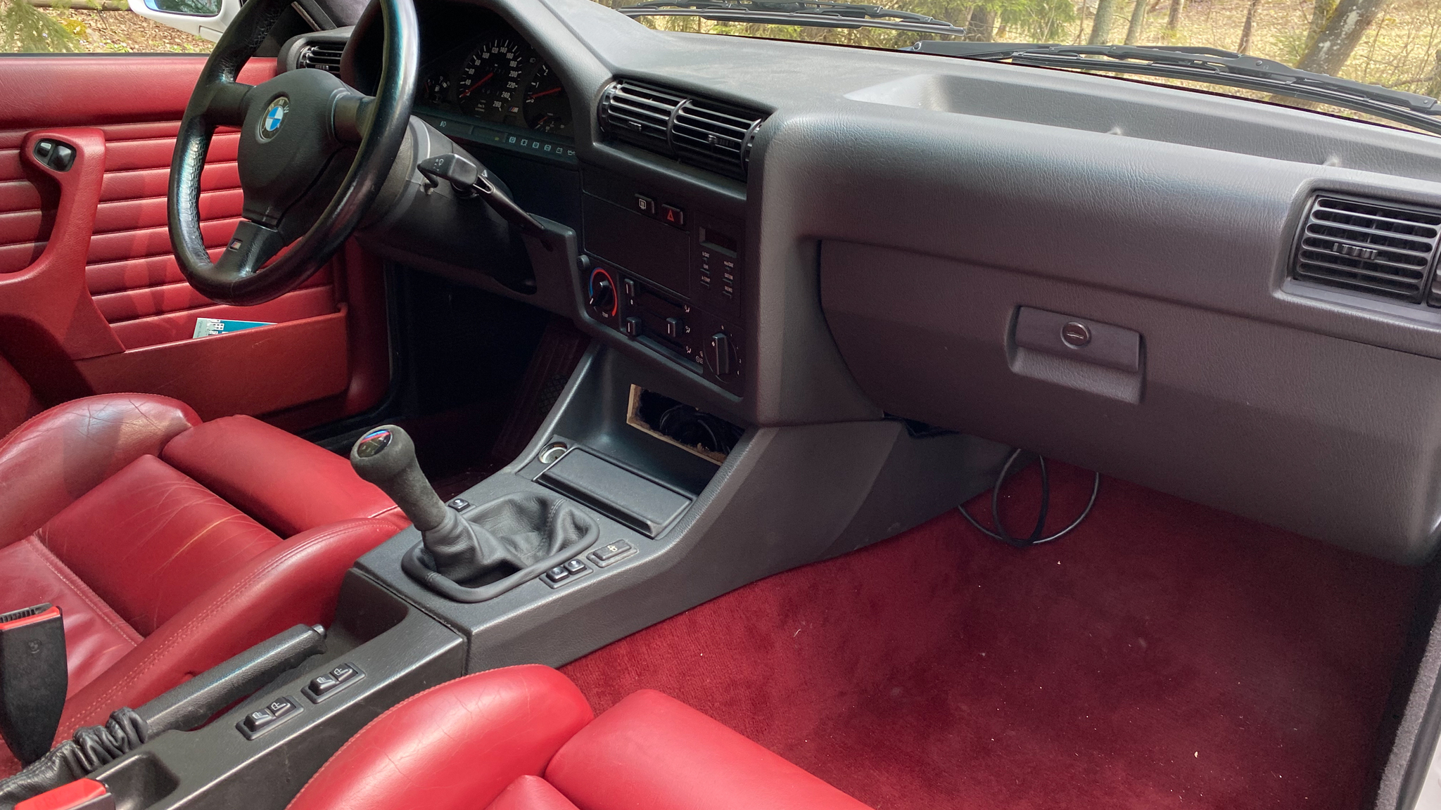 Interiörbild 1990 BMW E30 M3 (19)