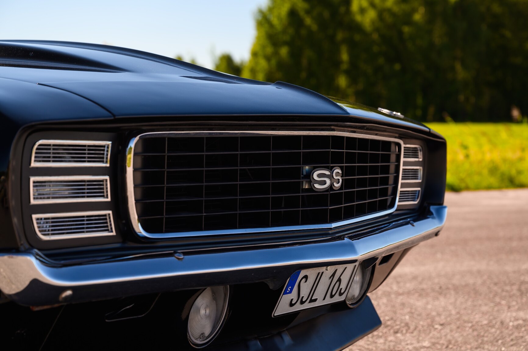 Exteriörbild på 1969 Chevrolet Camaro SS