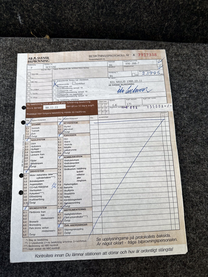 Dokumentation, 1984 Bertone X 1/9