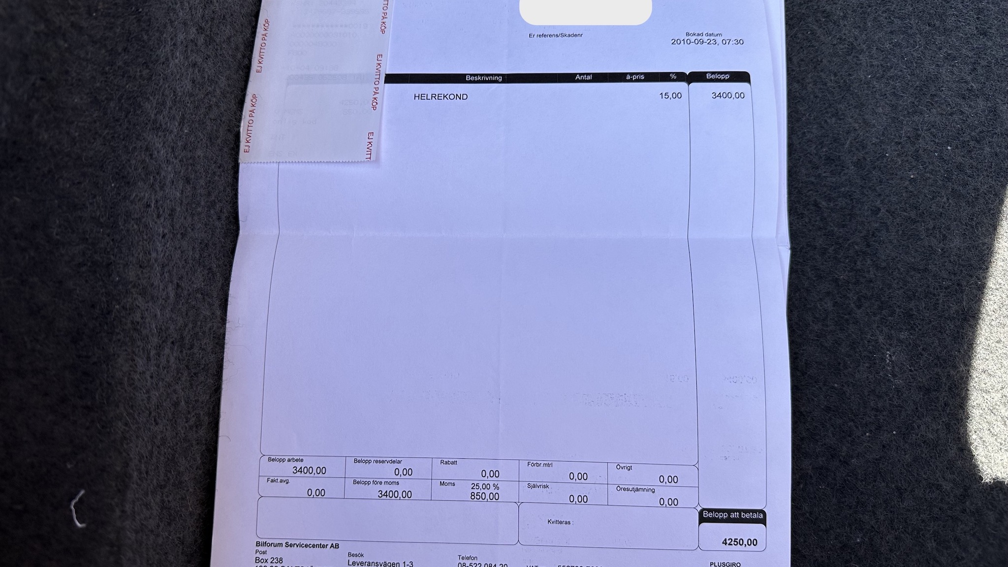 Dokumentation för 1997 Jaguar XJ 4.0 Executive