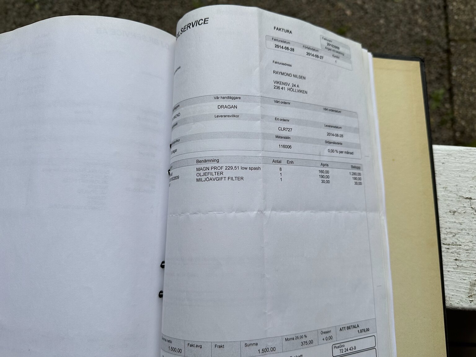 Dokumentation, 2003 Mercedes CLK 500