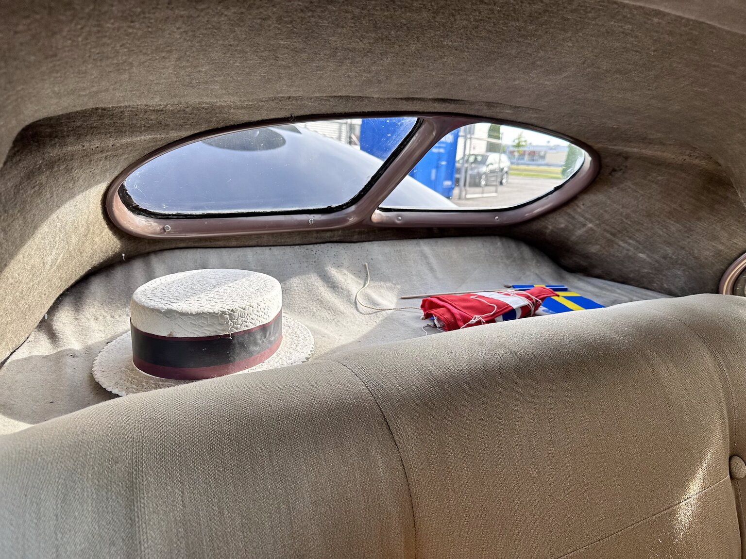 Innenraumfoto von 1938 Lincoln Zephyr Sedan V12
