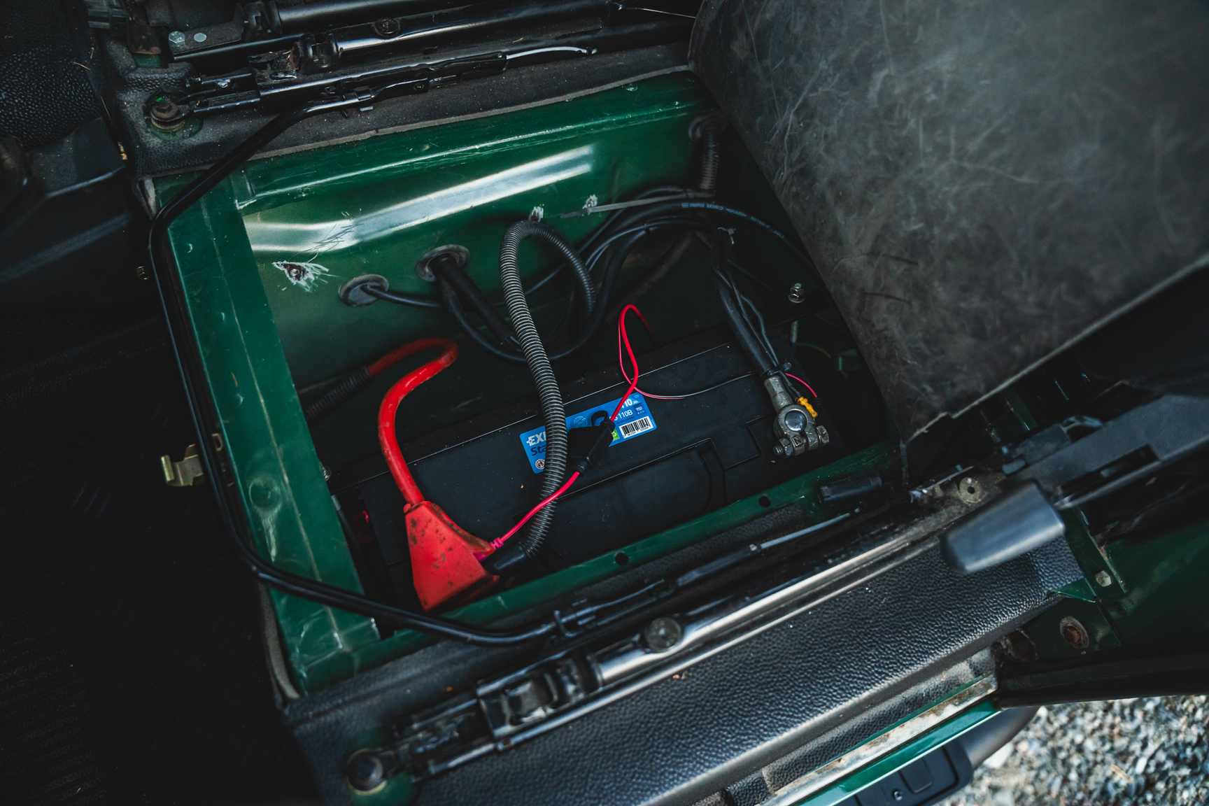 Interiörbild 2003 Land Rover Defender TD5 90 Pickup (36)