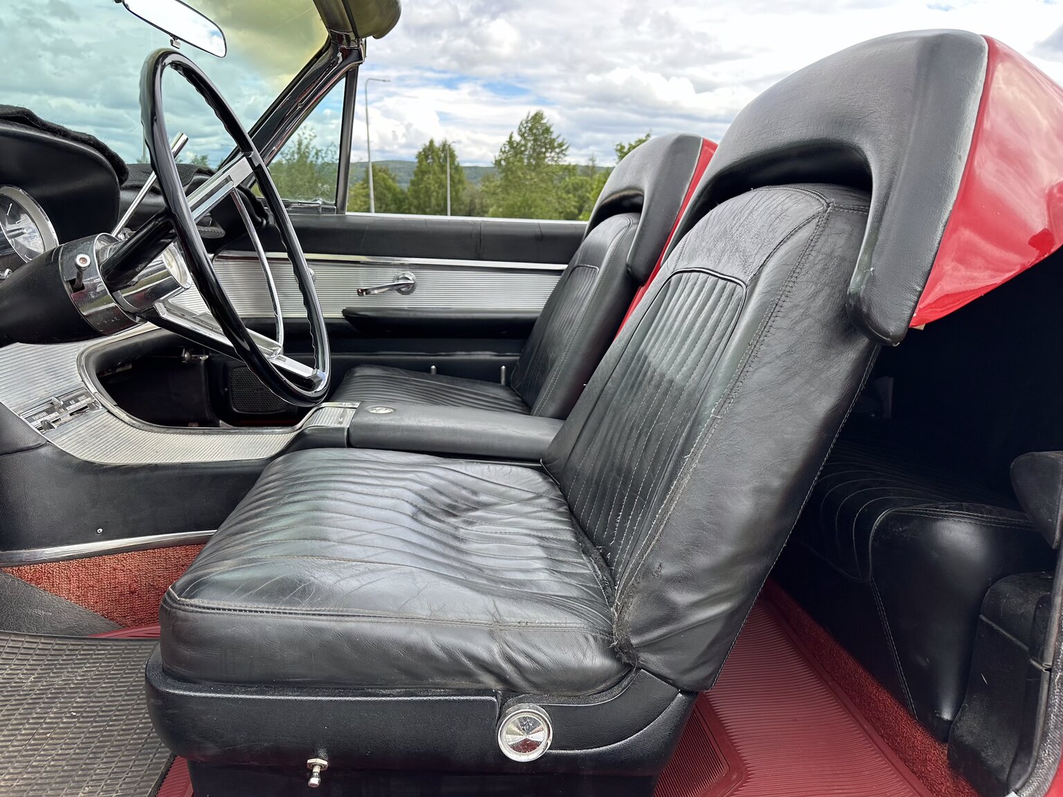 Interiörbild 1962 Ford Thunderbird Convertible