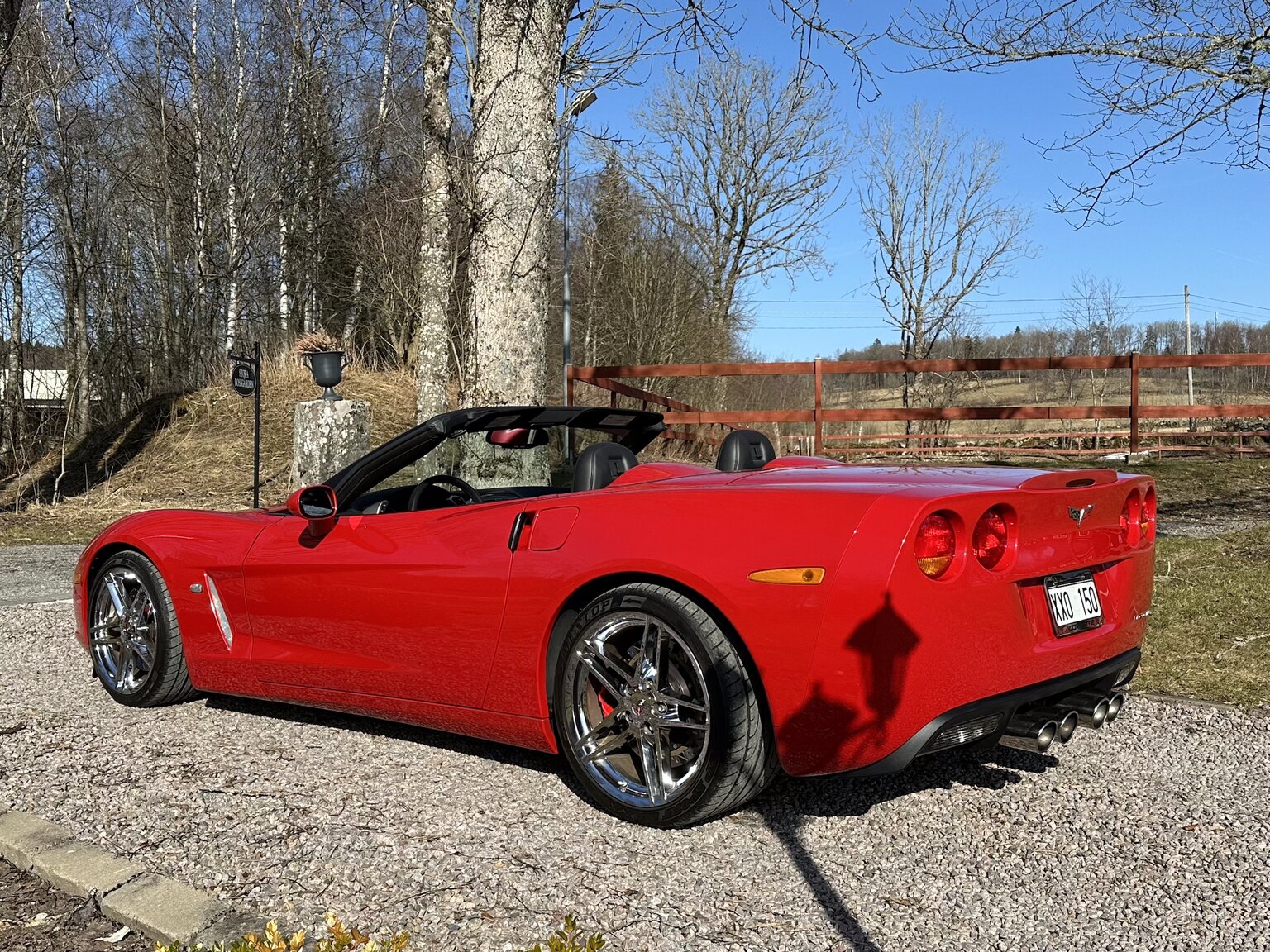 Exteriörbild på 2005 Corvette C6 Z51 Cabriolet