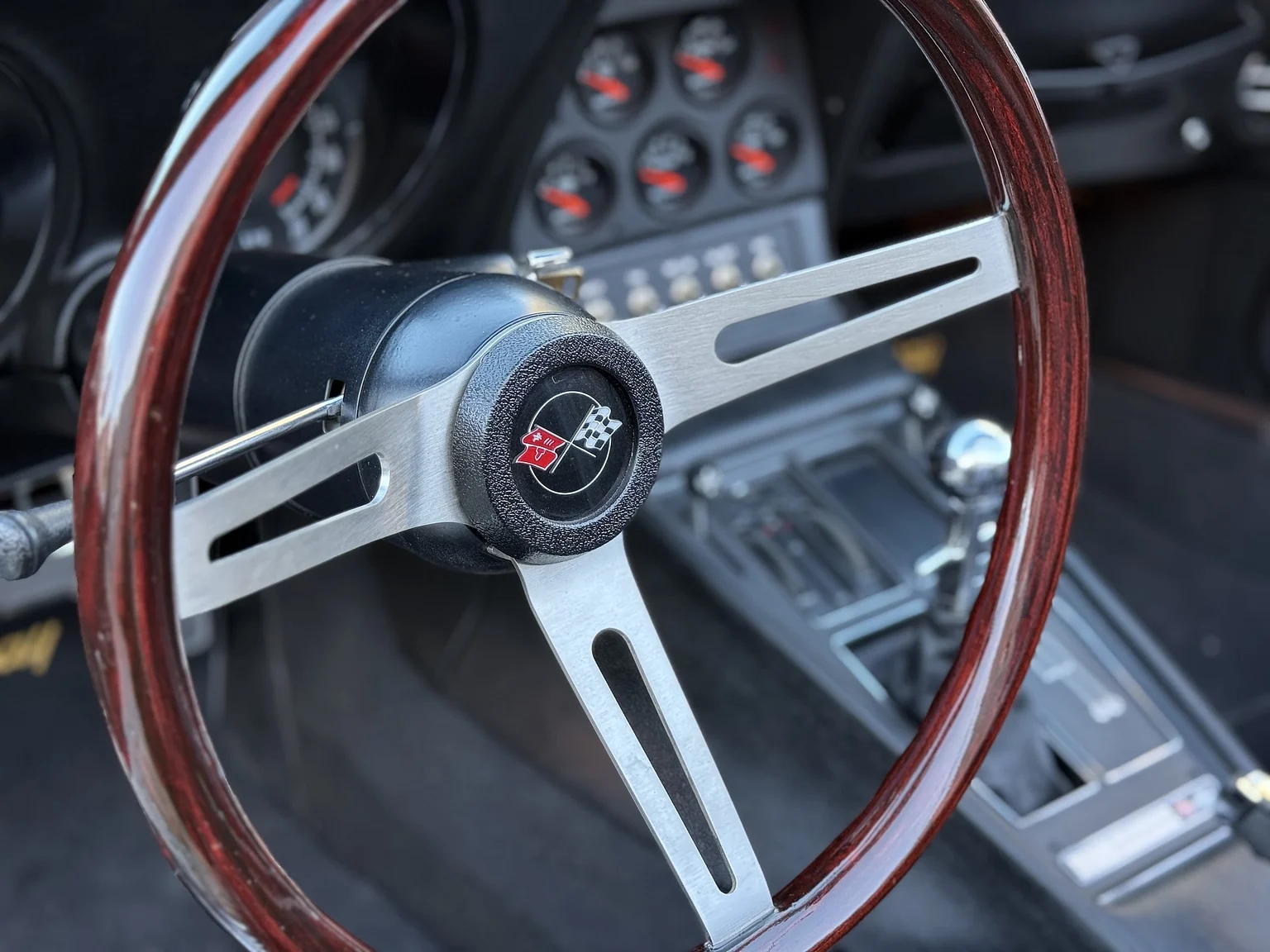 Interiörbild 1971 Chevrolet Corvette Stingray Special 598 cui V8 795 hk (7)