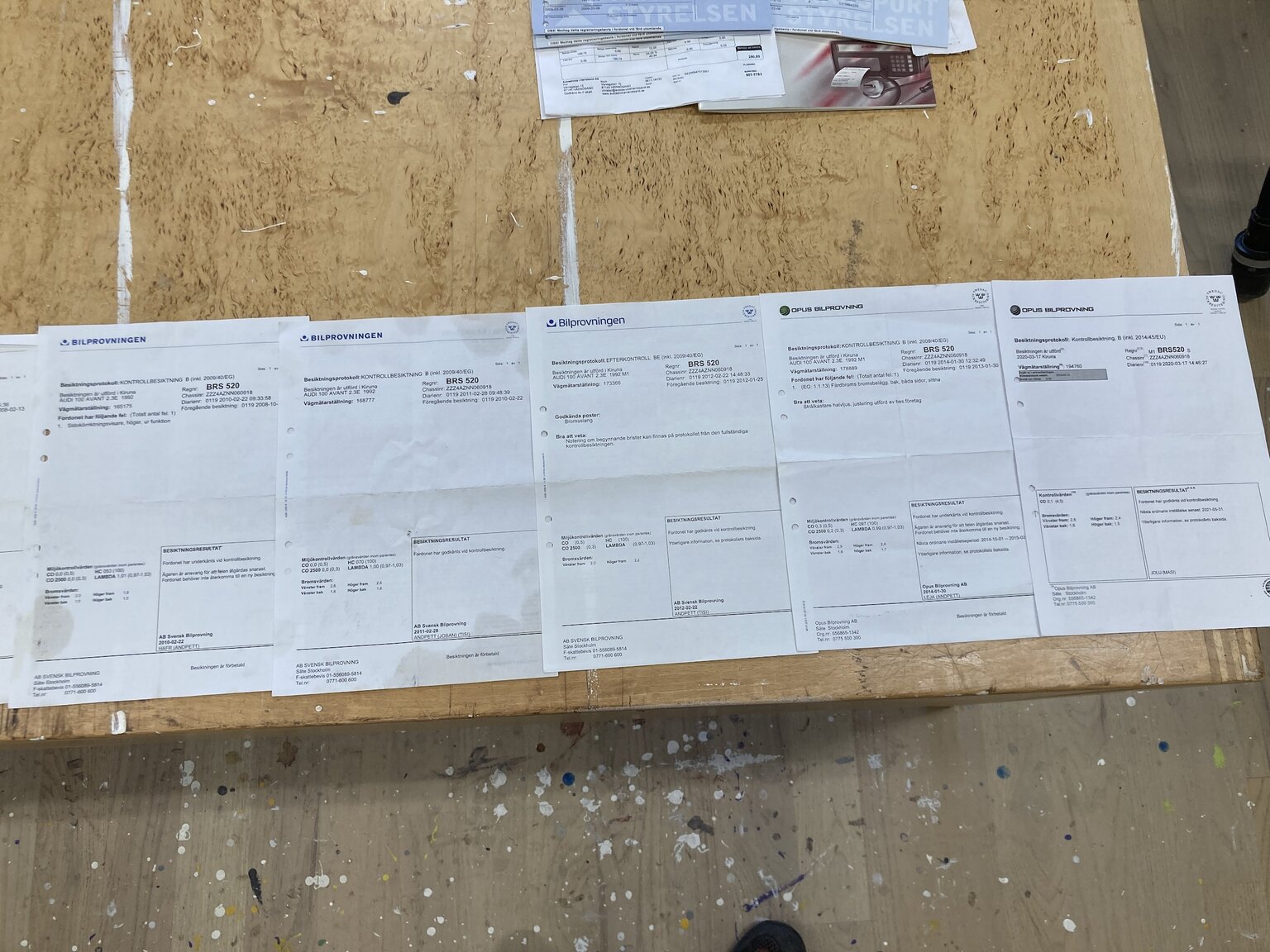 Documentation for 1992 Audi 100 Avant 2.3E Quattro
