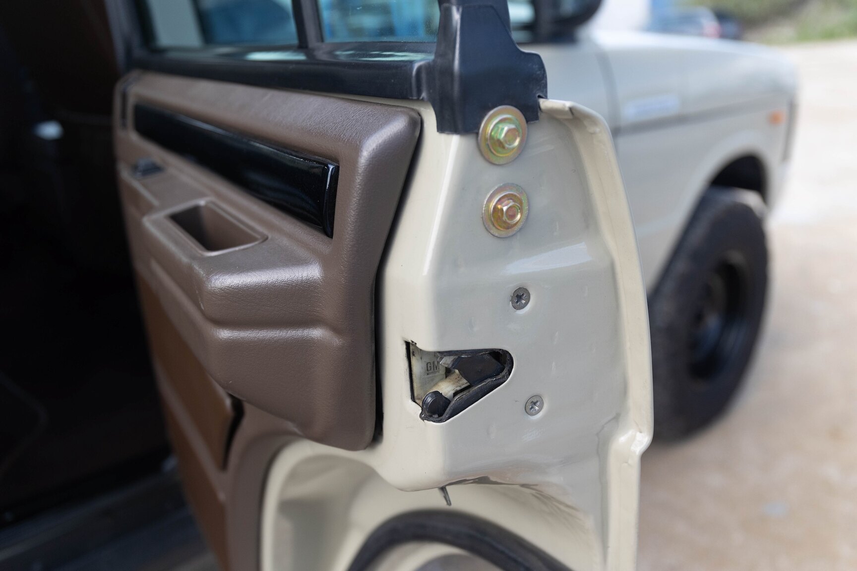 Innenraumfoto von 1991 Range Rover Restomod
