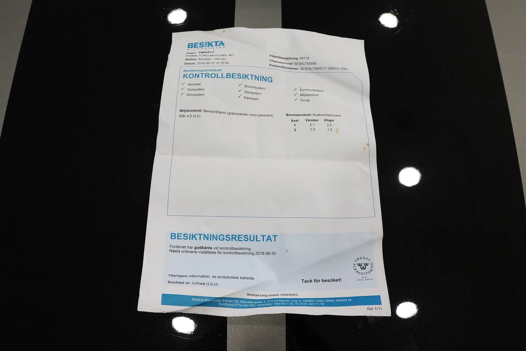 Dokumentation för 1965 Ford Mustang Fastback Restomod (2)