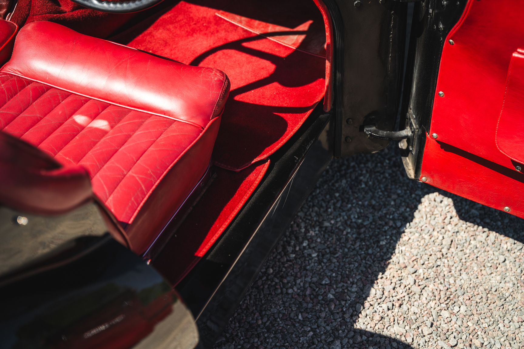 Interiörbild 1951 Jaguar XK 120