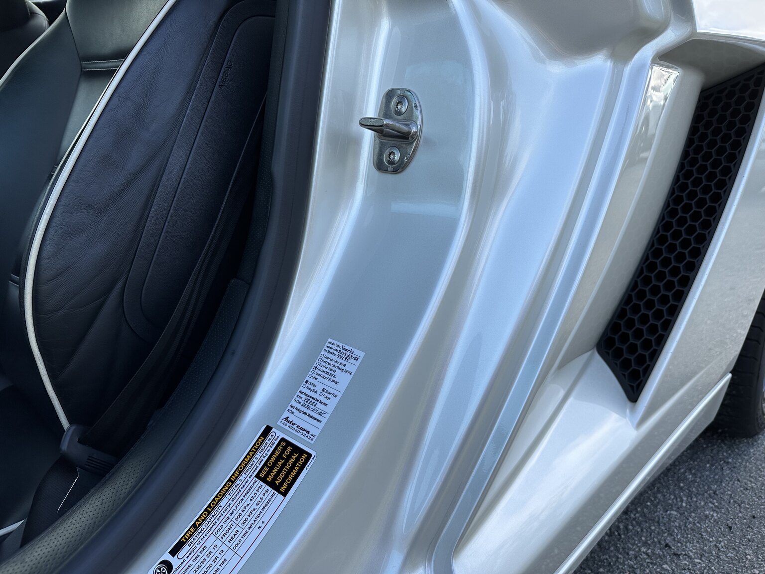 Interiörbild 2006 Lamborghini Gallardo SE