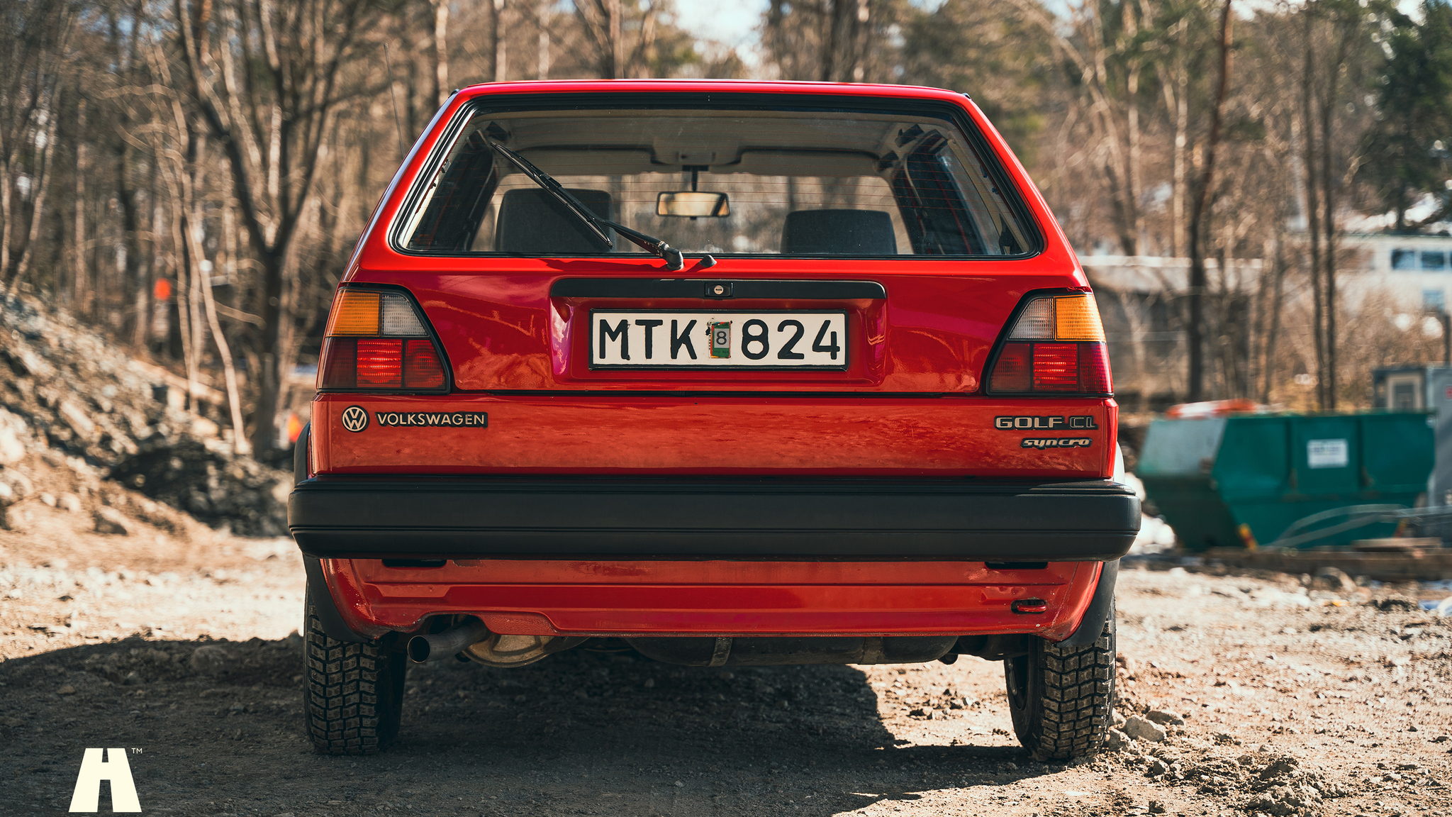 Exterior image of 1987 Volkswagen Golf CL Syncro