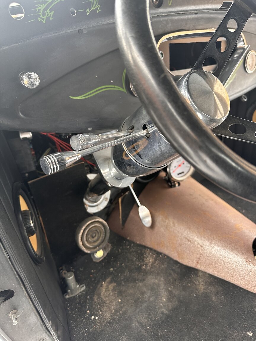 Interior image of 1929 Ford A "HotRod"
