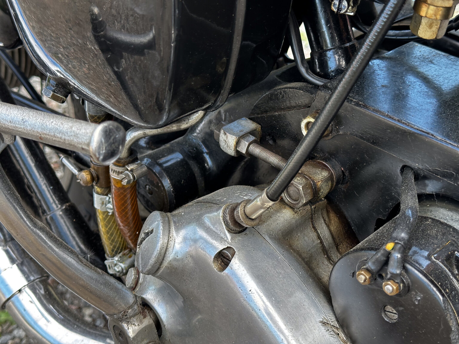 Image of 1952 AJS 16MS 350cc Matchless-replica mechanics