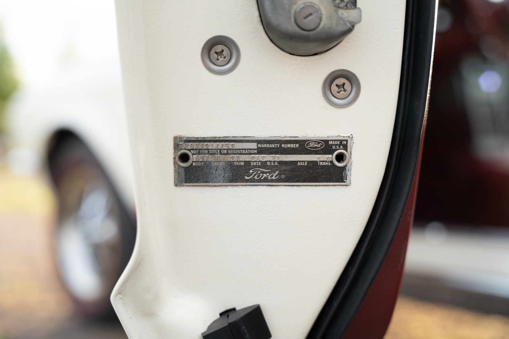 Interiörbild 1967 Ford Mustang Fastback (58)