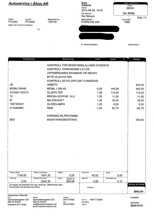 Dokumentation, 1987 Porsche 944 Targa (18)