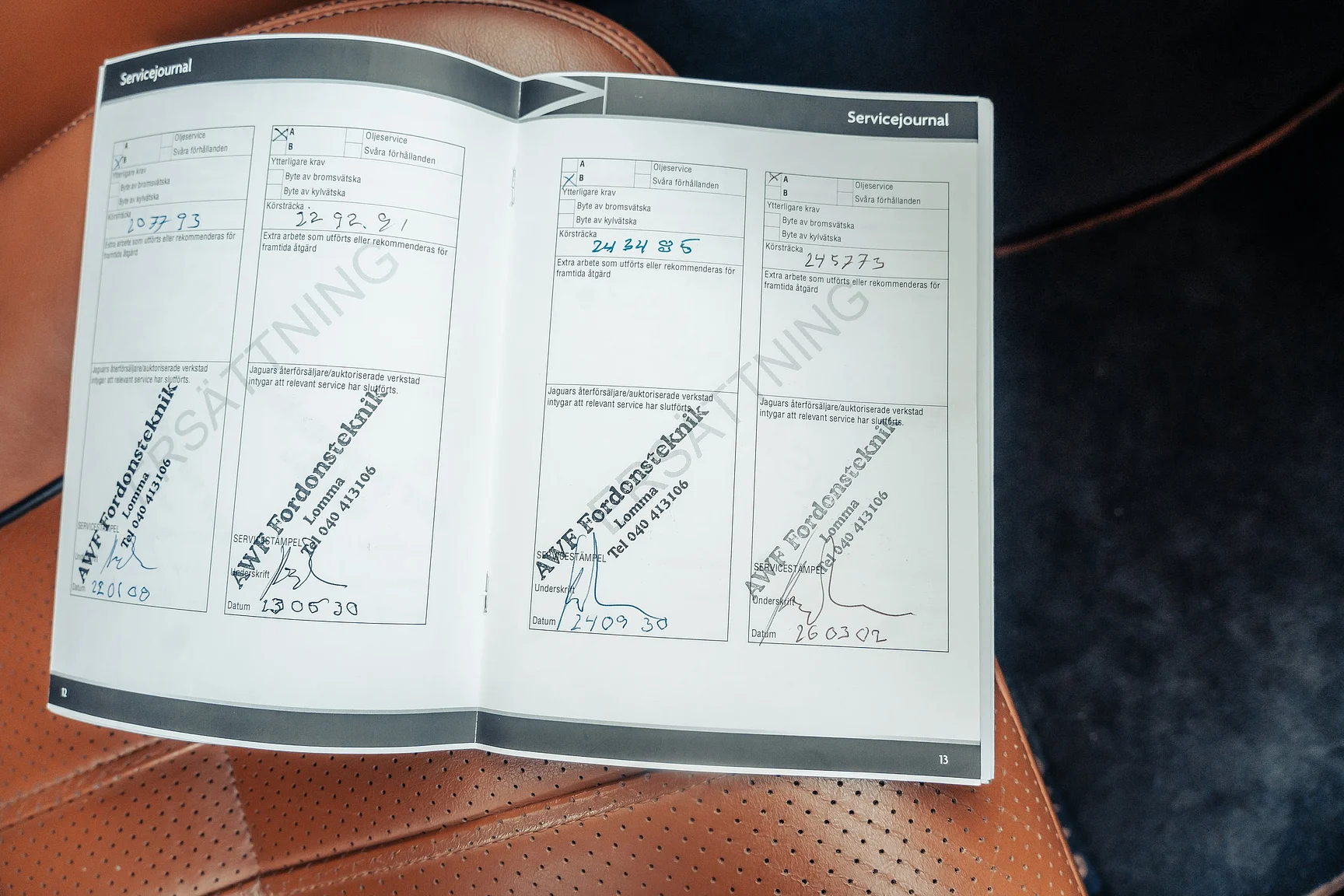 Documentation for 2012 Jaguar XJ (5)