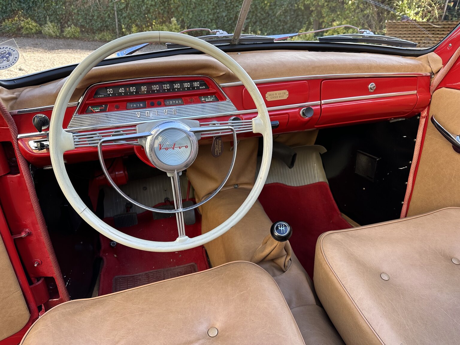 Innenraumfoto von 1965 Volvo PV Cabriolet